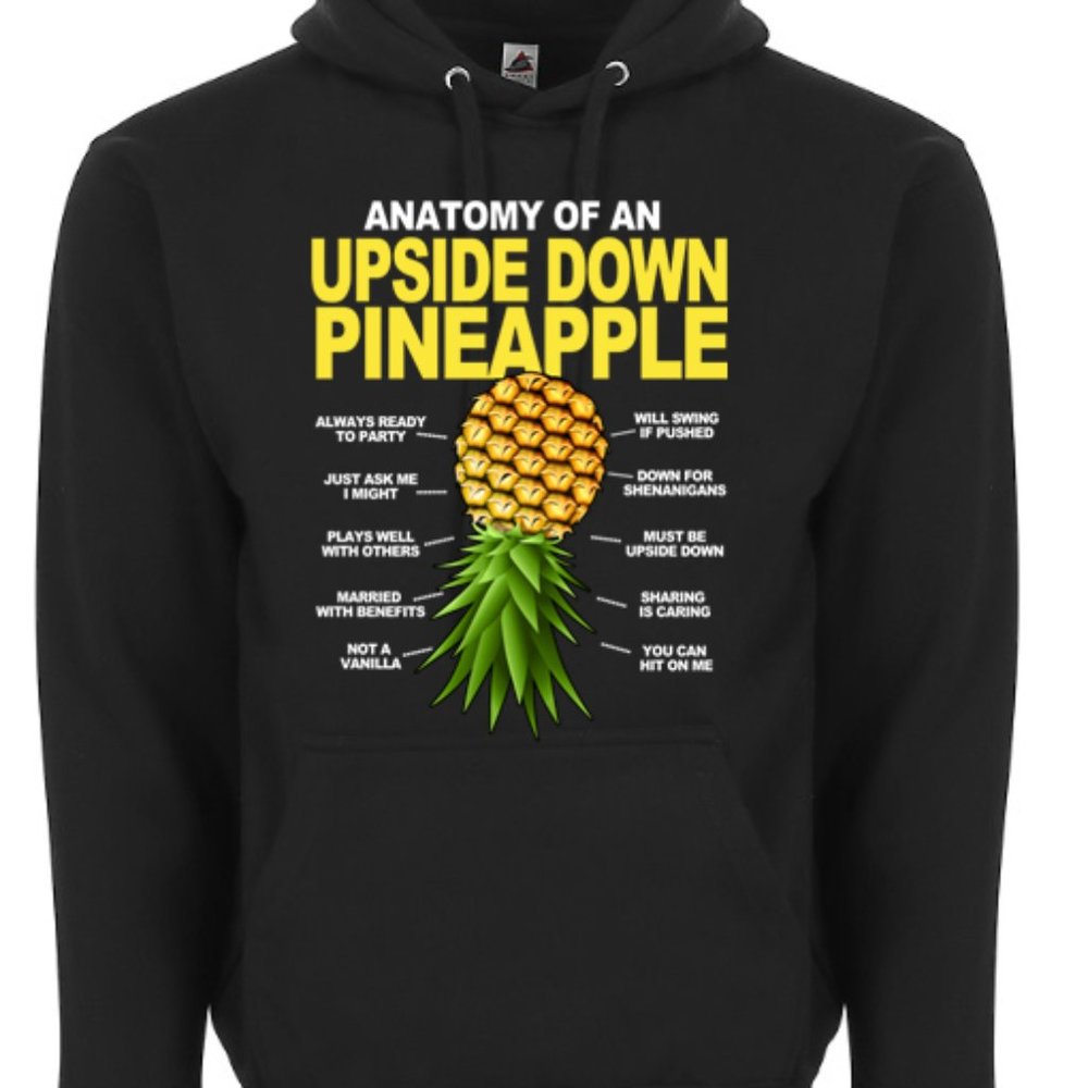 Anatomy of an Upside Down Pineapple Swingers Lifestyle Hoodie Sweater